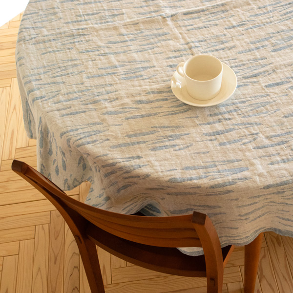 リネンブランケットOSMANKAAMI　145x200cm(GREY LIME)