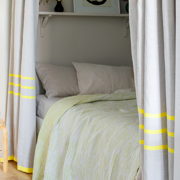 リネンブランケットOSMANKAAMI　145x200cm(GREY LIME)