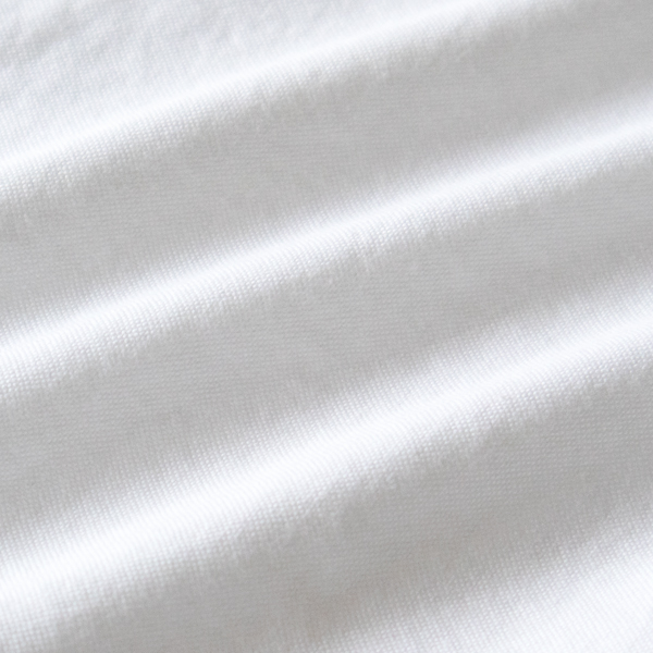 程よい厚みのハリがあるオックスフォード生地(WHT)