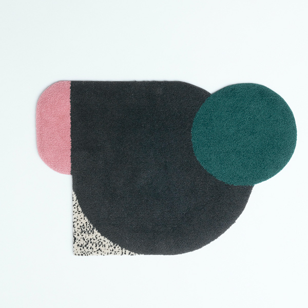 BLACK【受発注】ラグ CIRCLE RUG