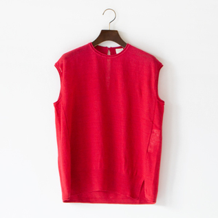 LINEN CREW NECK SWEATER