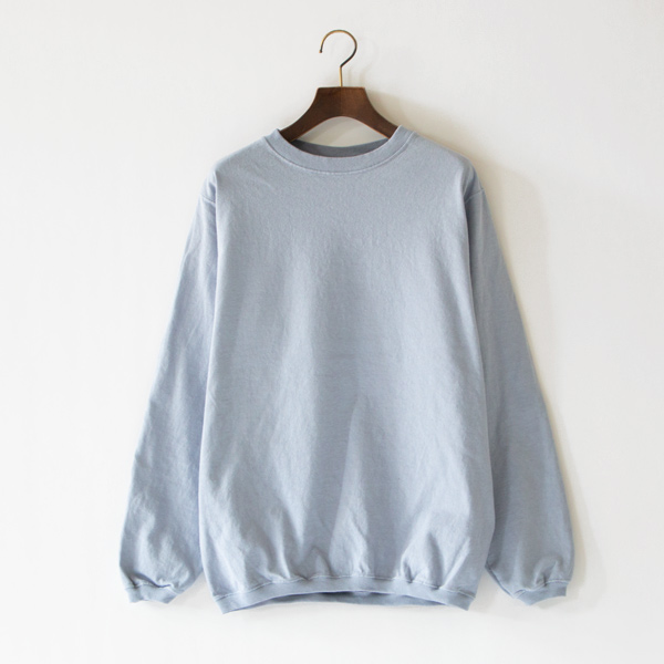Mクル-ネックロングスリ-ブTシャツ BLUE Mクル-ネックロングスリ-ブTシャツ BLUE