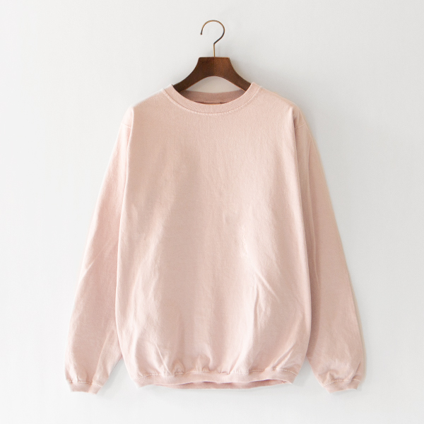 Mクル-ネックロングスリ-ブTシャツ Lt. PINK Mクル-ネックロングスリ-ブTシャツ Lt. PINK