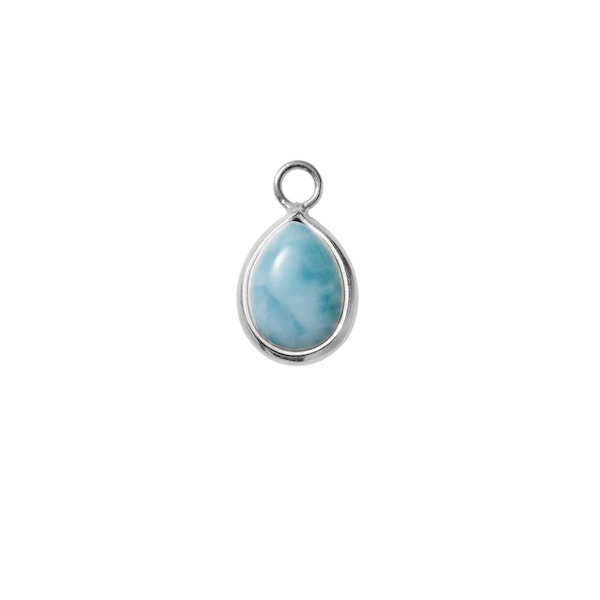 drop shape Larimar/SILVER