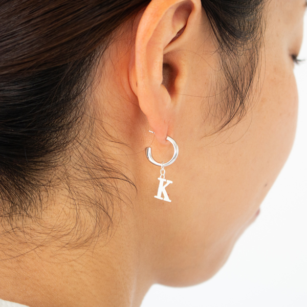 キャッチレスピアス EMBRACE SAGE(SILVER)、K/SILVER
