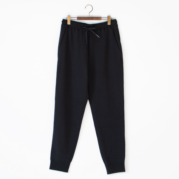STOVE スウェットロングパンツ BLACK STOVE スウェットロングパンツ BLACK