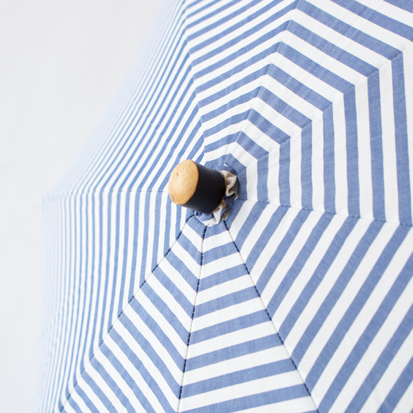 メンズ 晴雨兼用折りたたみ傘 STRIPES(WHITE)