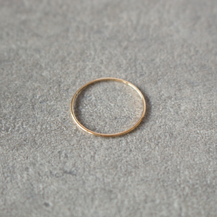 【受発注】THE THINNEST RING 18K（リング 極細）※12月上旬発送予定 