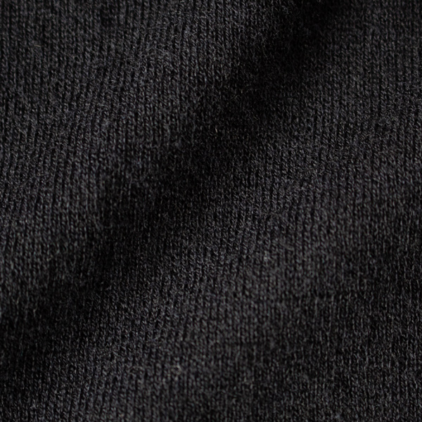 通年使えるコットンシルク素材(BLACK)
