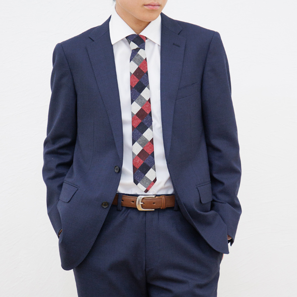 身長180cm（ネイビーレッド NTM-629）