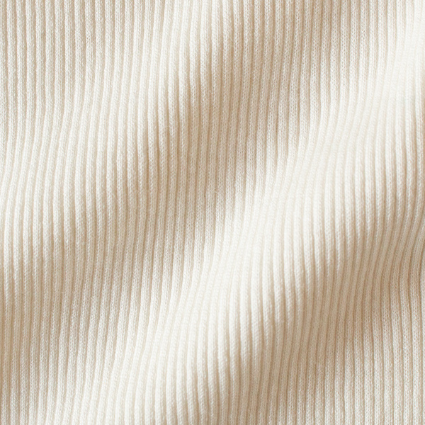 シルクレース ハイネックノースリーブ IVORY