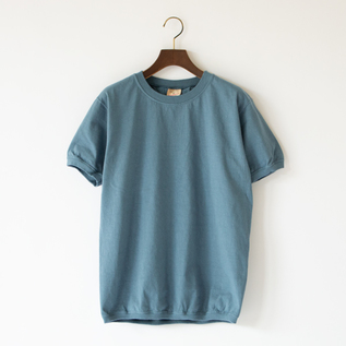 クルーネック ショートスリーブTシャツ INDIGO BLUE