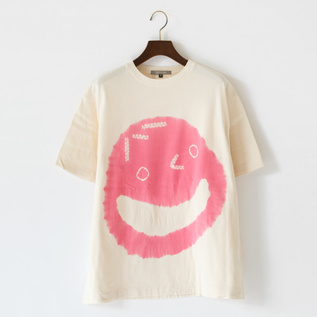 コットンジャージー絞り染めTシャツ