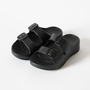リカバリーサンダル W BUCKLE2 BLACK