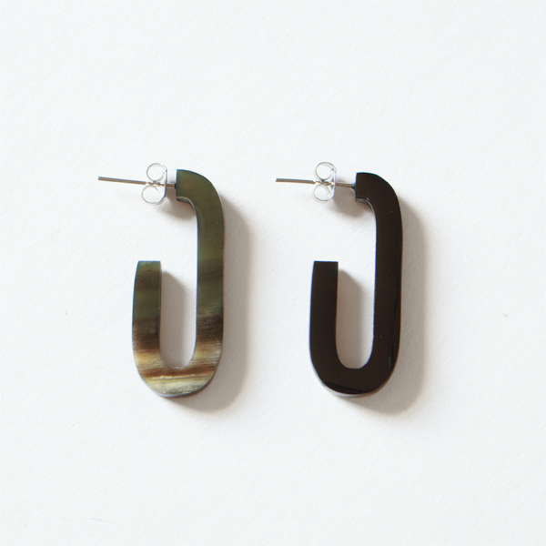 Horn Earrings(Oblong Horn)