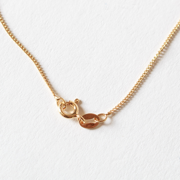 18KGPのシルバー金具(Oval Horn)