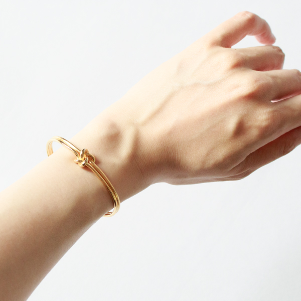 ナバホバングル(CLOVER KNOT SIZE S)