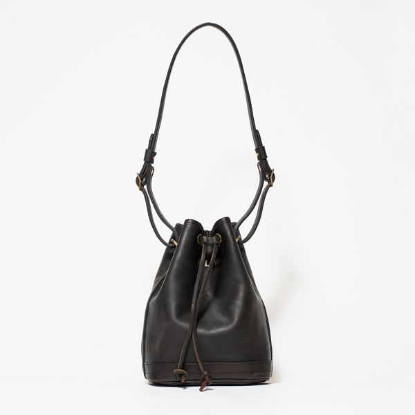 ショルダーバッグ LEATHER WANDER PURSE BAG SMALL(BLACK)