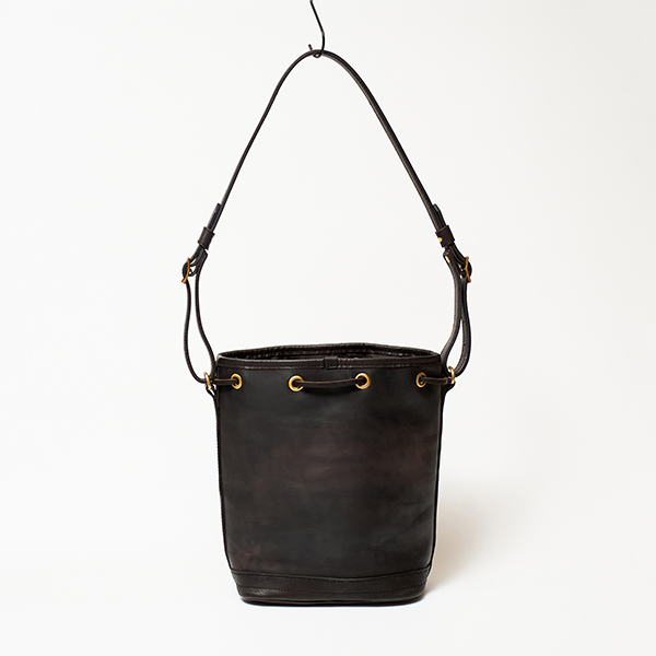 ショルダーバッグ LEATHER WANDER PURSE BAG SMALL(BLACK)