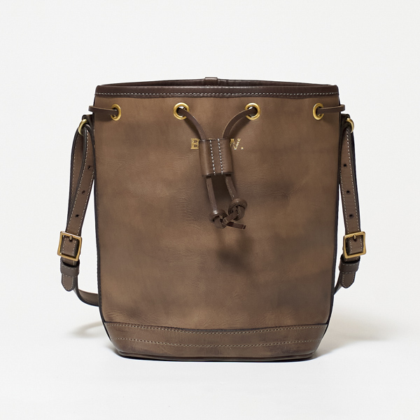 ショルダーバッグ LEATHER WANDER PURSE BAG SMALL(GRAY)