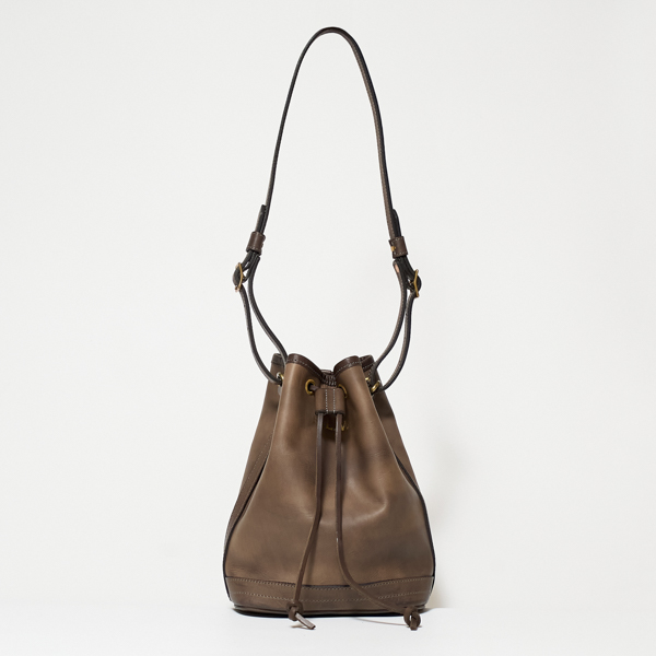 ショルダーバッグ LEATHER WANDER PURSE BAG SMALL(GRAY)