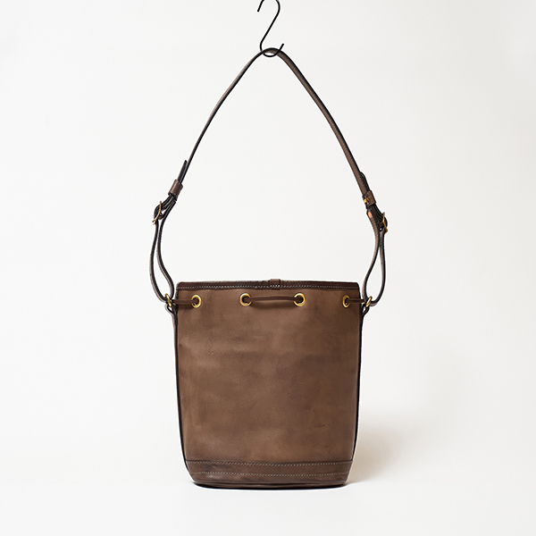 ショルダーバッグ LEATHER WANDER PURSE BAG SMALL(GRAY)