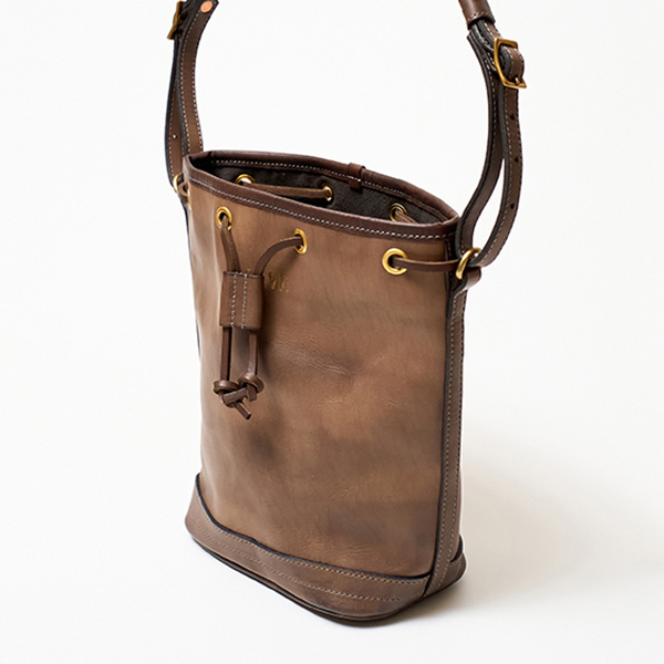 ショルダーバッグ LEATHER WANDER PURSE BAG SMALL(GRAY)
