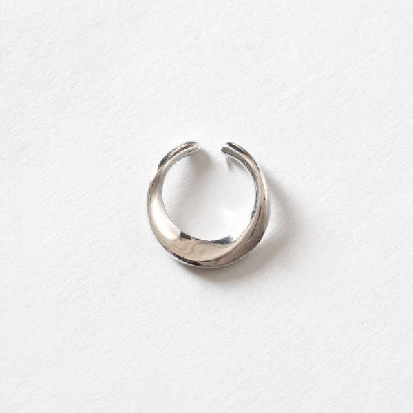  CIRCLE EAR CUFF（イヤーカフ）(Large Silver)