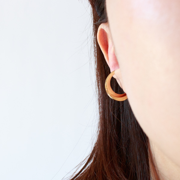 CIRCLE EAR CUFF（イヤーカフ）(Large 18KGold Plated)
