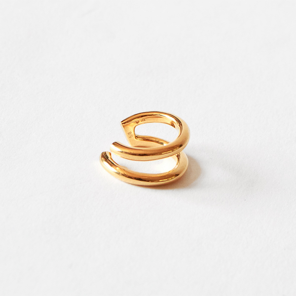 TWINED TUBE RING（リング）(18KGold)