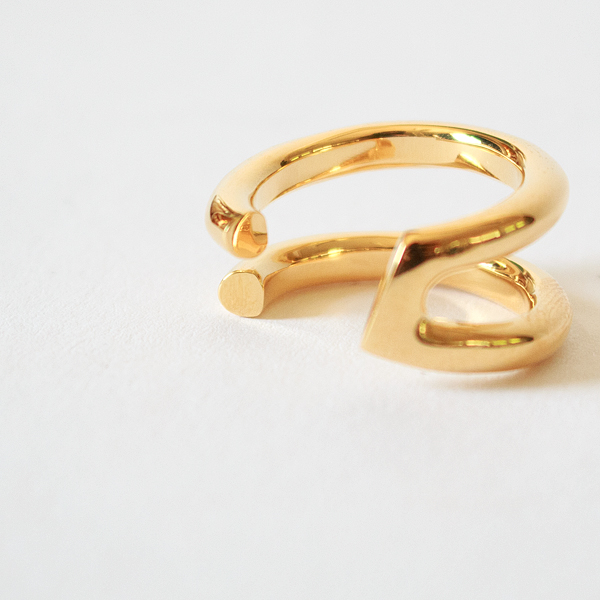TWINED TUBE RING（リング）(18KGold)