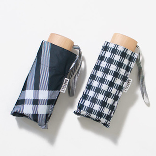 晴雨兼用折りたたみ傘（遮光） BASICS TWEED CHECK