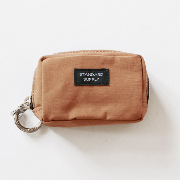 チャームポーチ SQUARE CHARM POUCH(MOCHA)