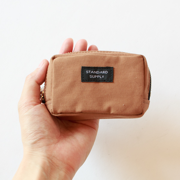 チャームポーチ SQUARE CHARM POUCH(MOCHA)