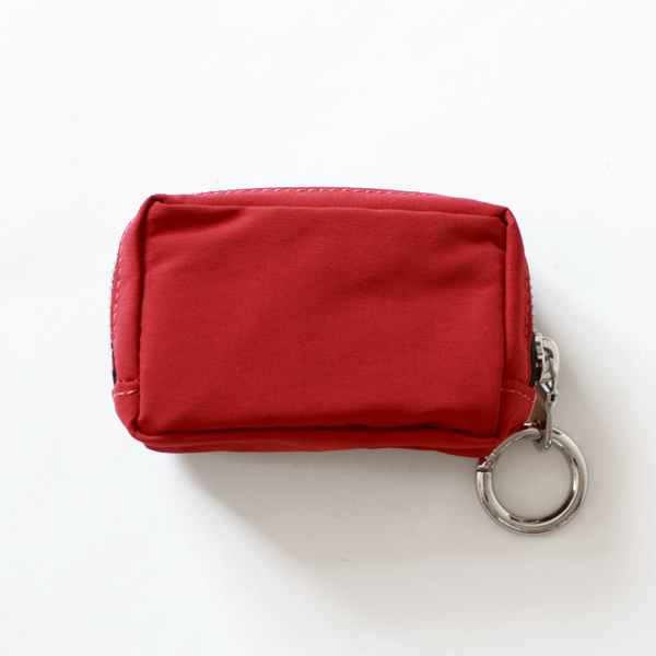 チャームポーチ SQUARE CHARM POUCH(RED)