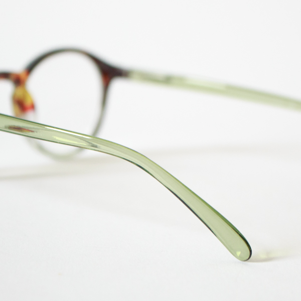 リーディンググラス A tortoise green