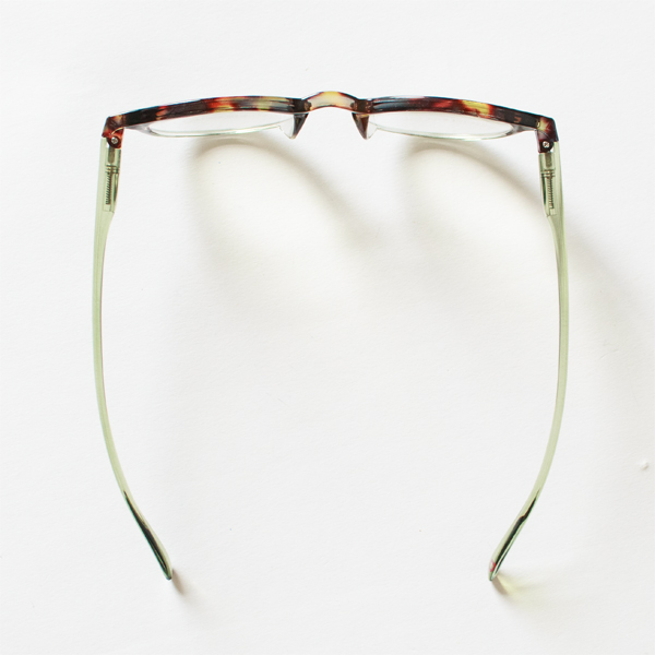 リーディンググラス A tortoise green