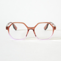 リーディンググラス C brown purple