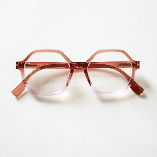 リーディンググラス C brown purple