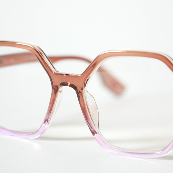 リーディンググラス C brown purple