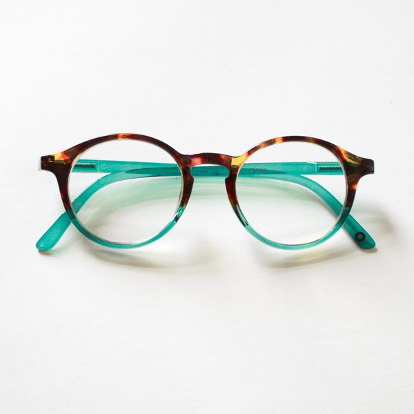 リーディンググラス A tortoise blue