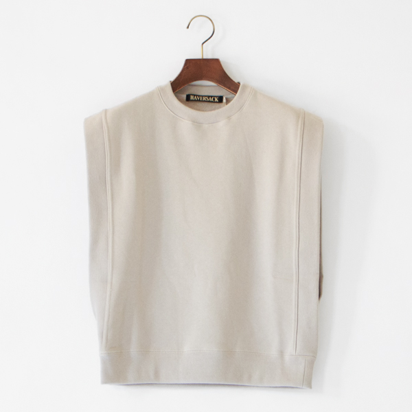 アズマ裏毛クルーネックベスト(LIGHT GREY)