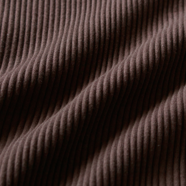 プリーツスムース ストリングネック（身長162cm・DARK BROWN）