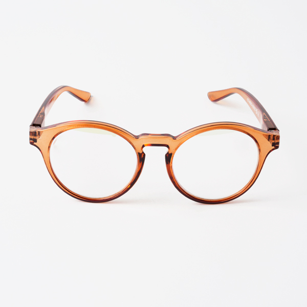 ブルーライトカットあり リーディンググラス CASUAL brown