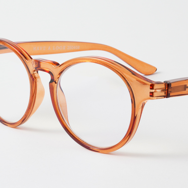 ブルーライトカットあり リーディンググラス CASUAL brown