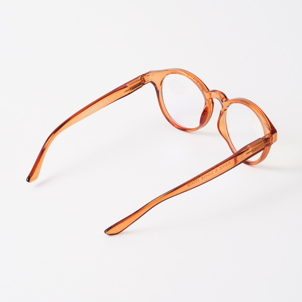 ブルーライトカットあり リーディンググラス CASUAL brown