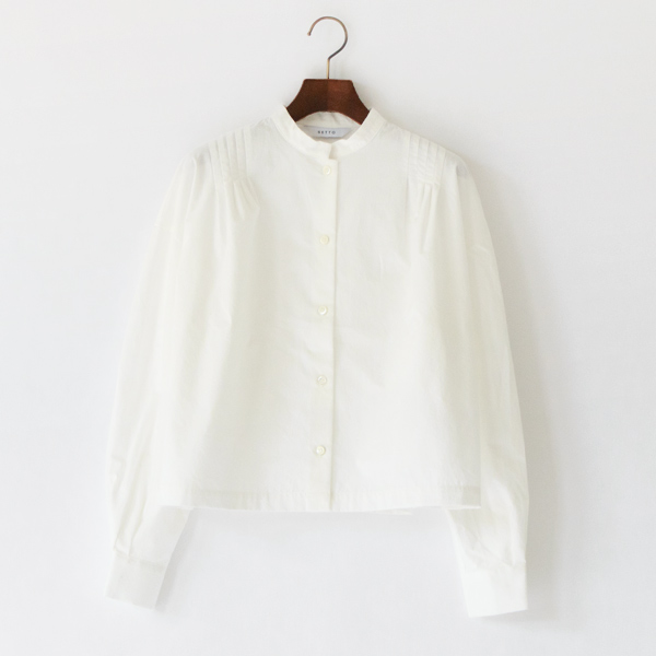 PLEATS シャツ(WHT)