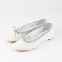 TRAVEL SHOES WATERPROOF BALLET FLATS WHITE AND GREY