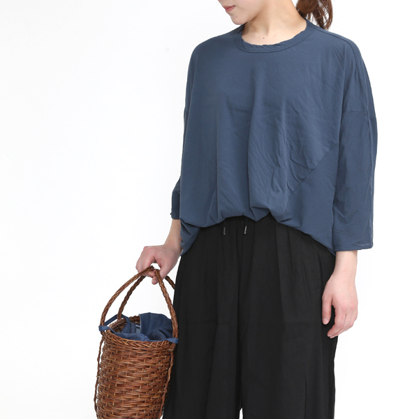 smoothday スムースデイ　草木染め　Vネック　Tシャツ コズモラマ オーバーTシャツ／smoothday（スムースデイ）｜愛着